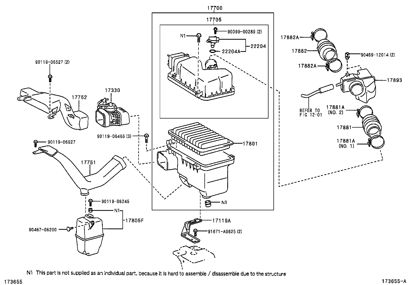  RX300 330 350 |  AIR CLEANER