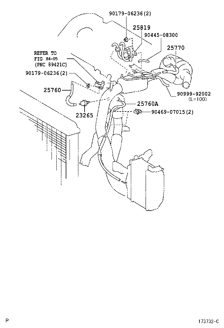  COROLLA HB UKP |  VACUUM PIPING