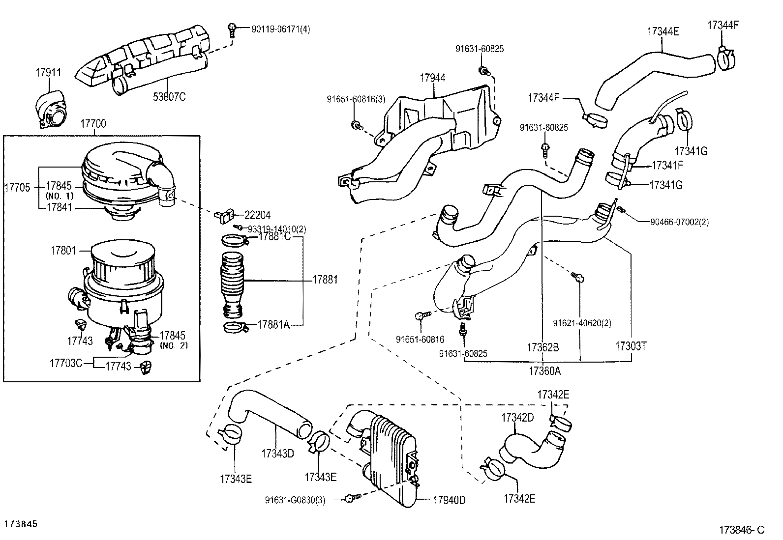  LAND CRUISER 100 |  AIR CLEANER