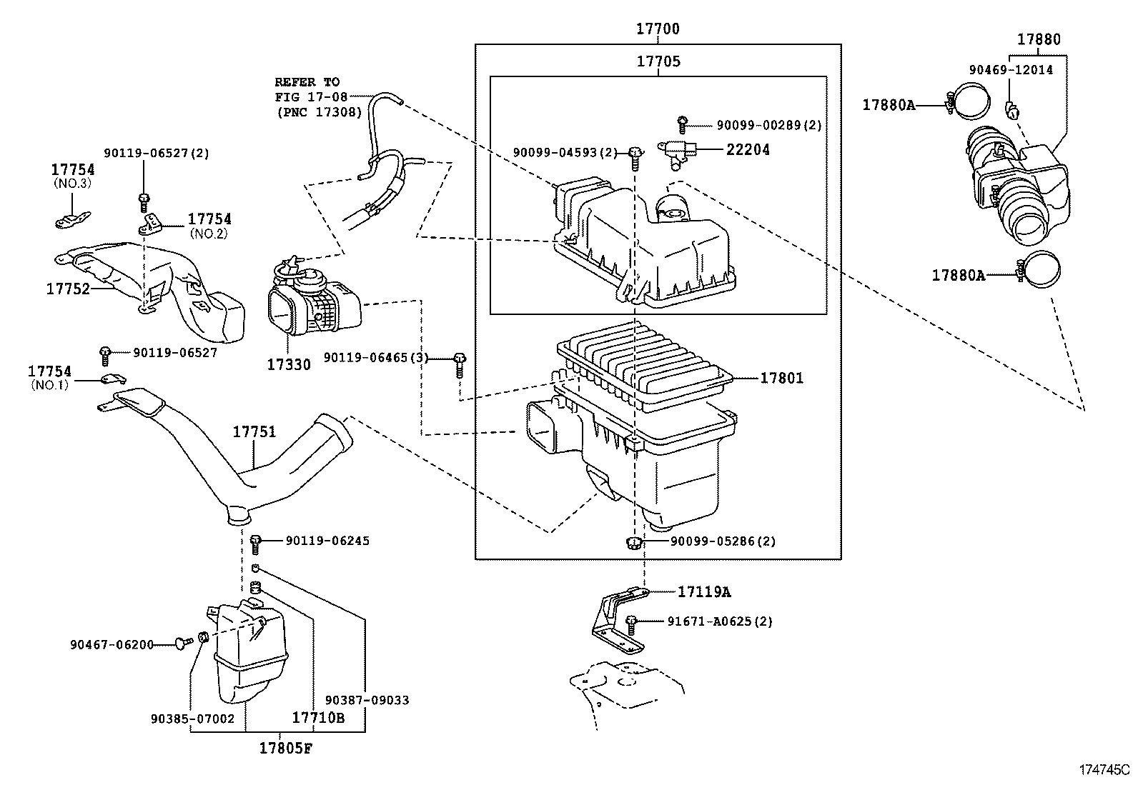  RX300 330 350 |  AIR CLEANER