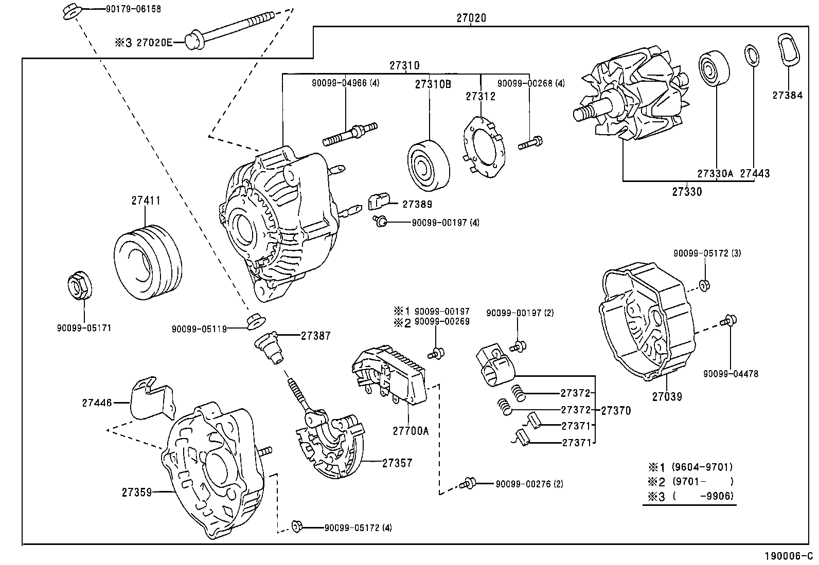  LAND CRUISER 90 |  ALTERNATOR