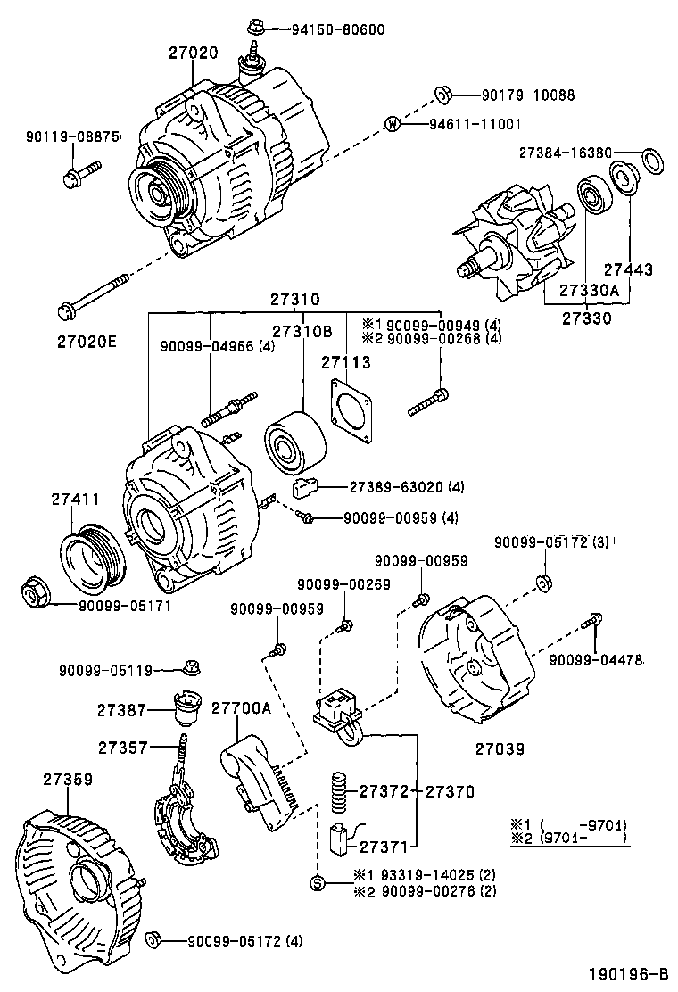  HIACE VAN COMUTER |  ALTERNATOR