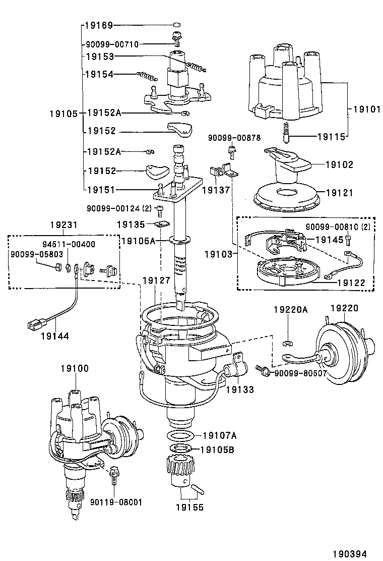  HILUX VWP |  DISTRIBUTOR