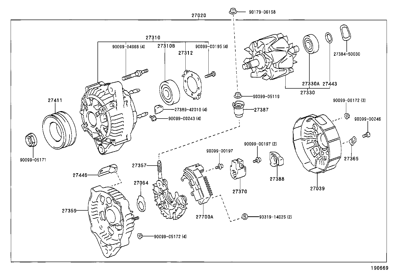  LAND CRUISER 100 |  ALTERNATOR