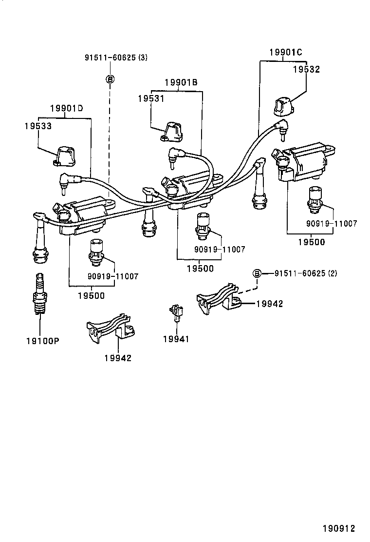  IS200 300 |  IGNITION COIL SPARK PLUG