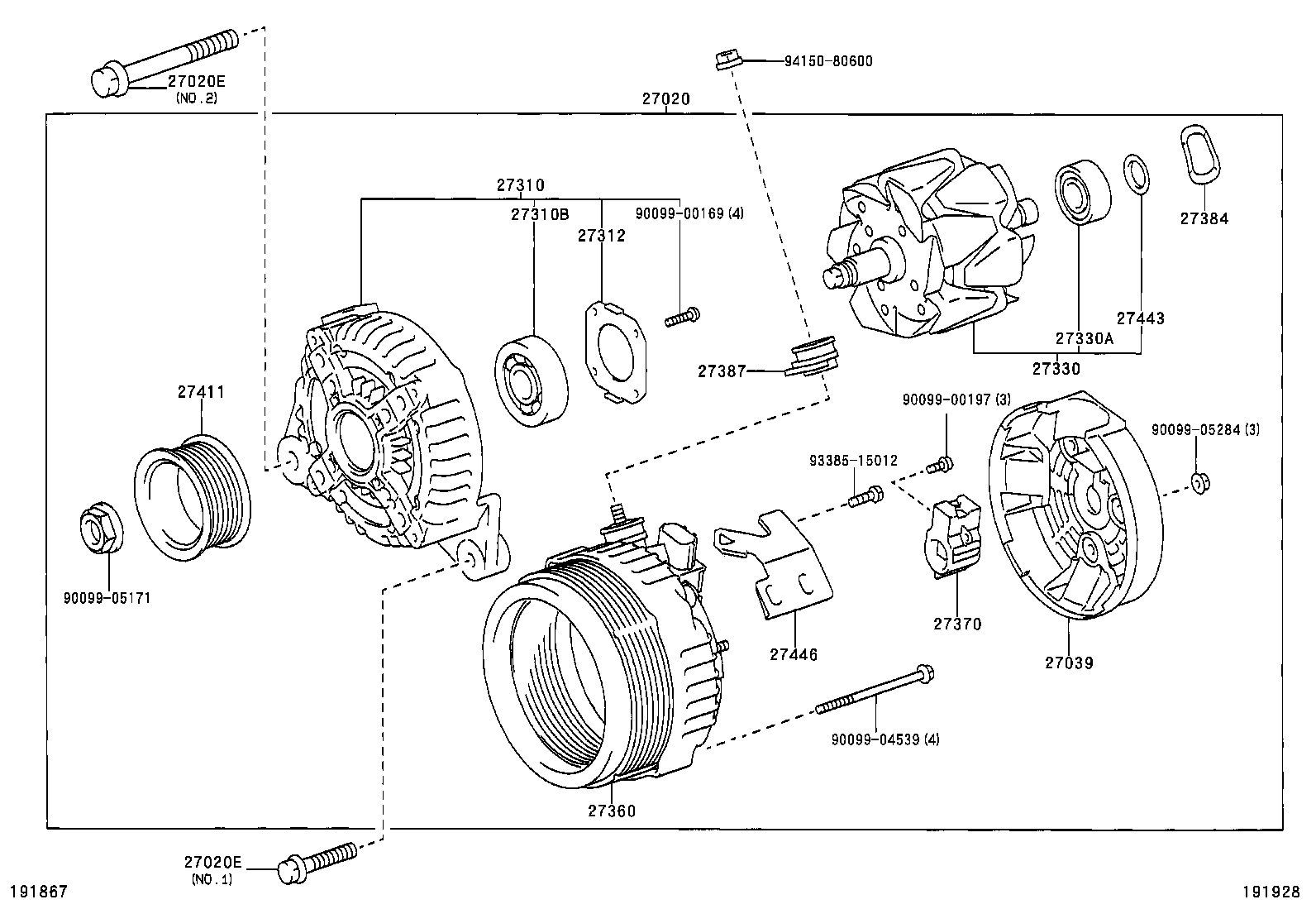  RAV4 |  ALTERNATOR