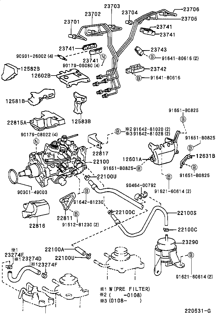  LAND CRUISER 100 |  INJECTION PUMP ASSEMBLY