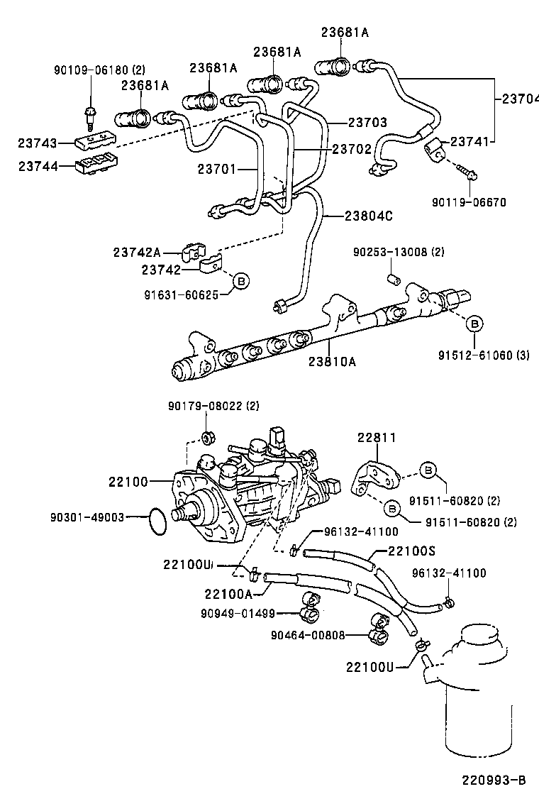  LAND CRUISER 90 |  INJECTION PUMP ASSEMBLY