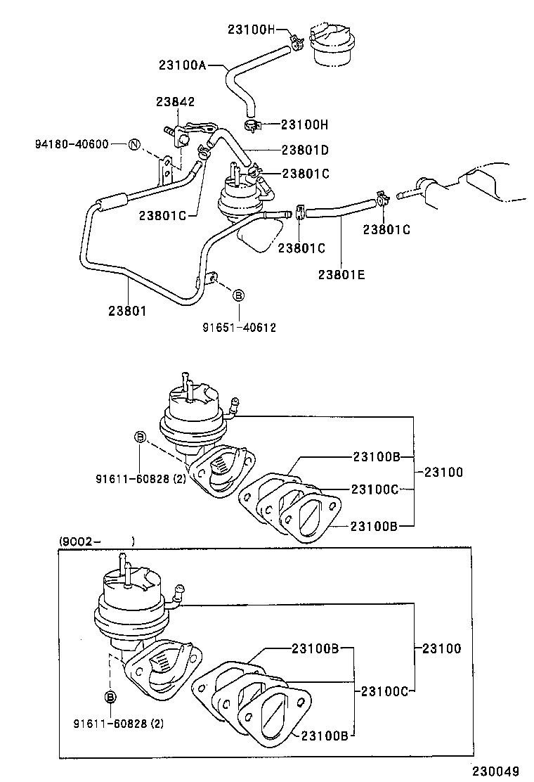  HILUX VWP |  FUEL PUMP PIPE