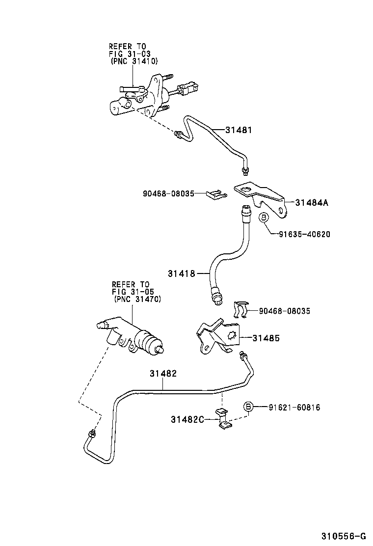  YARIS JPP |  CLUTCH PEDAL FLEXIBLE HOSE