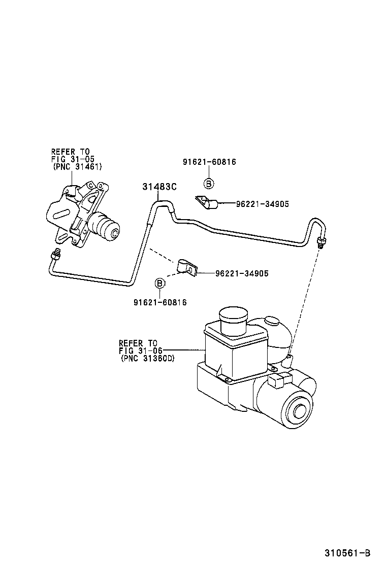  YARIS JPP |  CLUTCH PEDAL FLEXIBLE HOSE