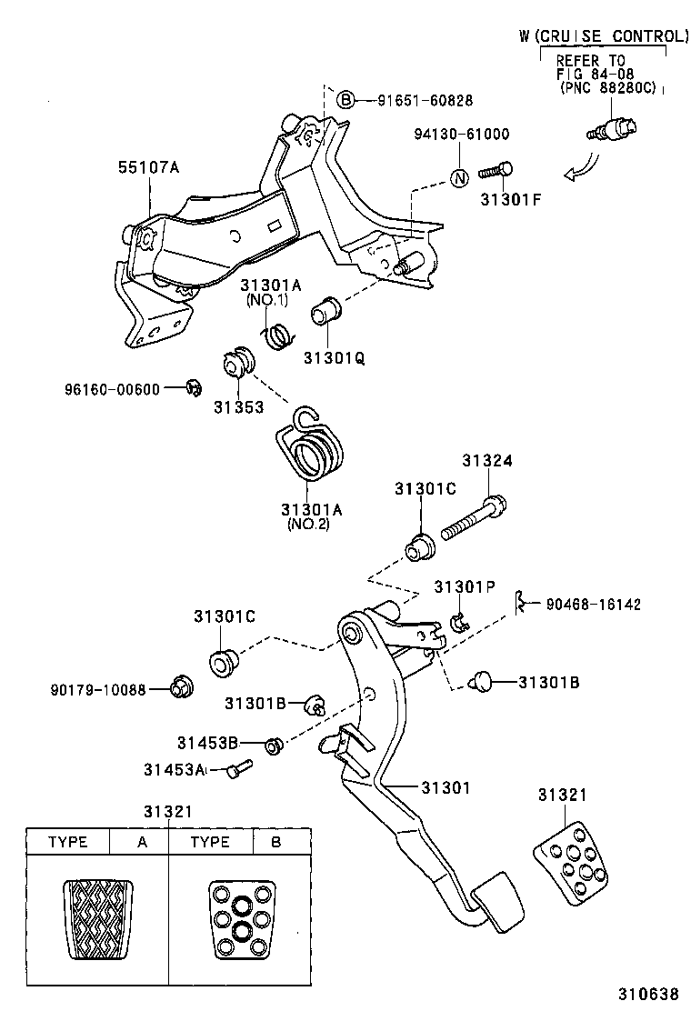  CELICA |  CLUTCH PEDAL FLEXIBLE HOSE