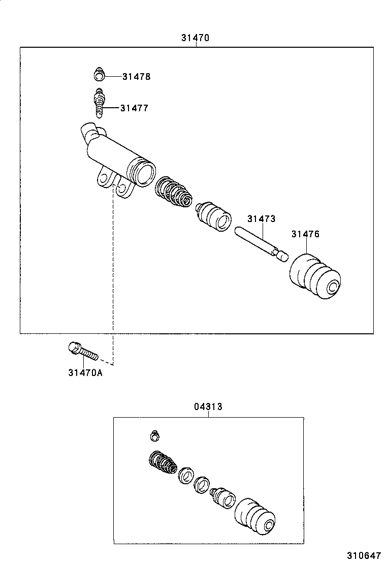  CELICA |  CLUTCH RELEASE CYLINDER