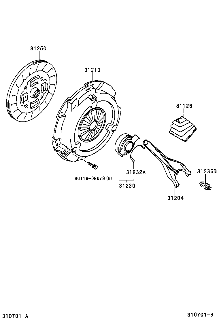  RAV4 |  CLUTCH RELEASE FORK