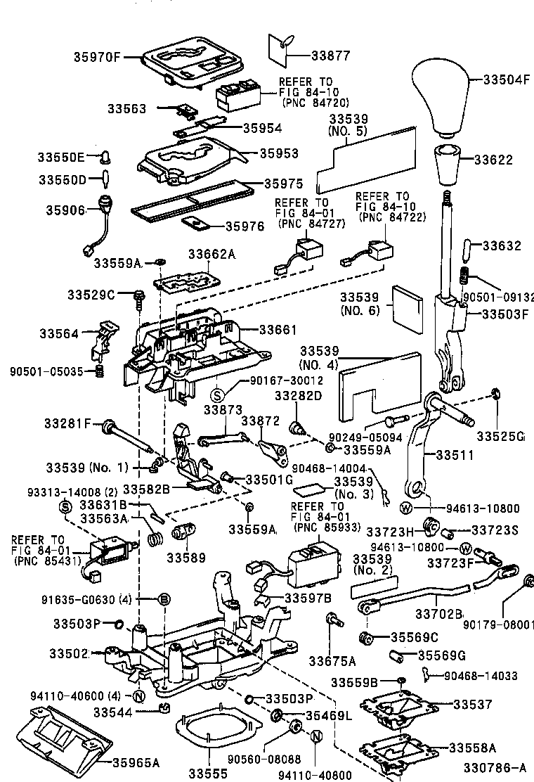  LS400 |  SHIFT LEVER RETAINER