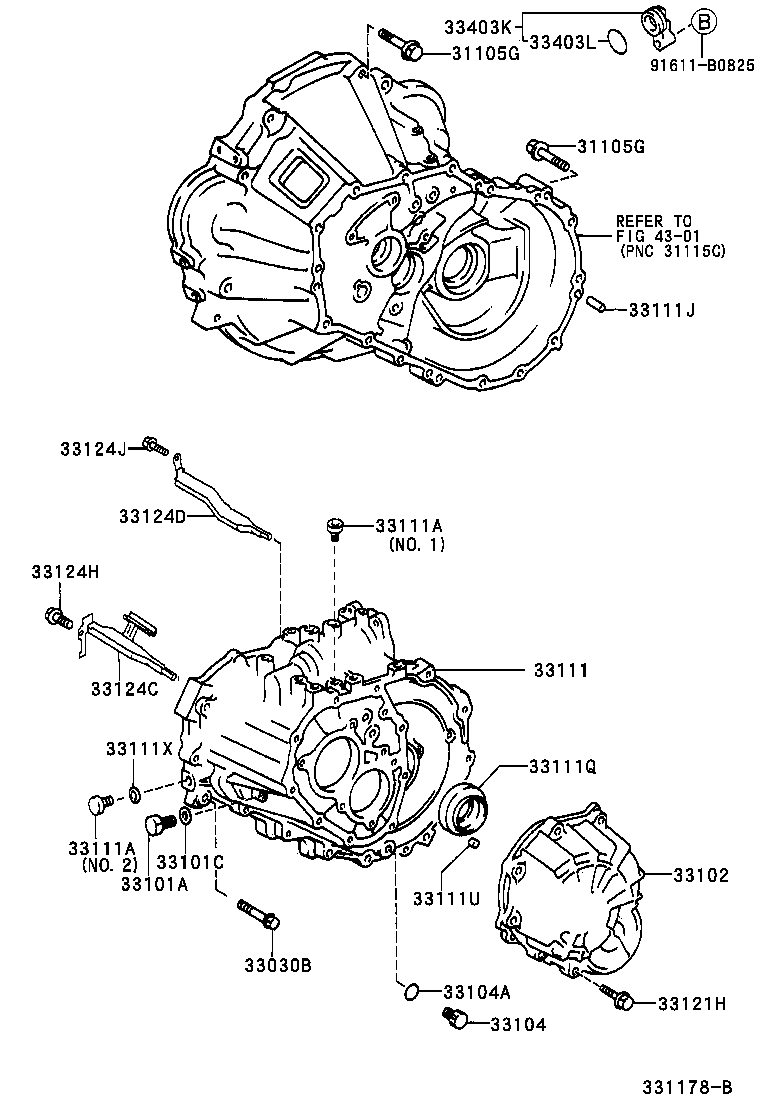  CELICA |  CLUTCH HOUSING TRANSMISSION CASE MTM