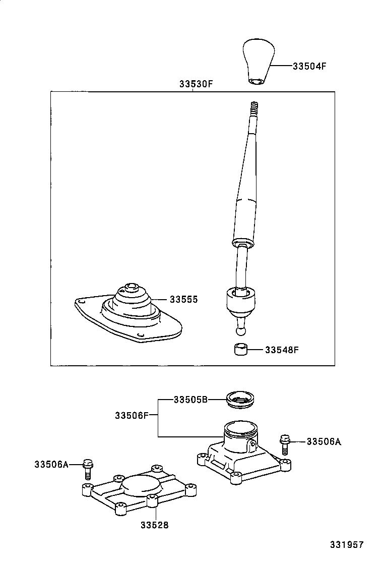  LAND CRUISER 100 |  SHIFT LEVER RETAINER