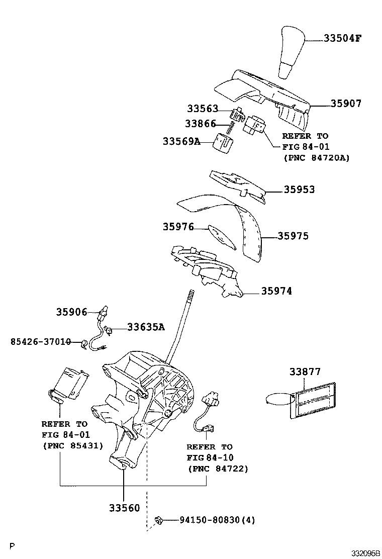  RX300 330 350 |  SHIFT LEVER RETAINER