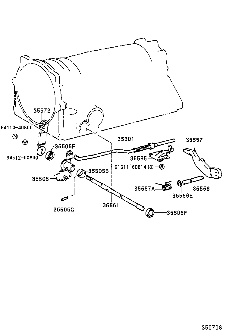 LS400 | THROTTLE LINK VALVE LEVER ATM