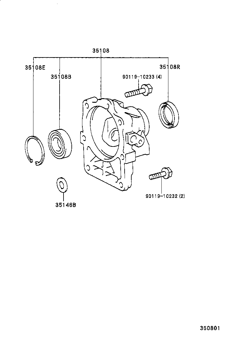  GS300 430 |  EXTENSION HOUSING ATM