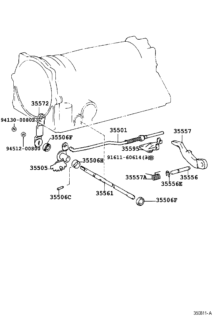  GS300 430 |  THROTTLE LINK VALVE LEVER ATM