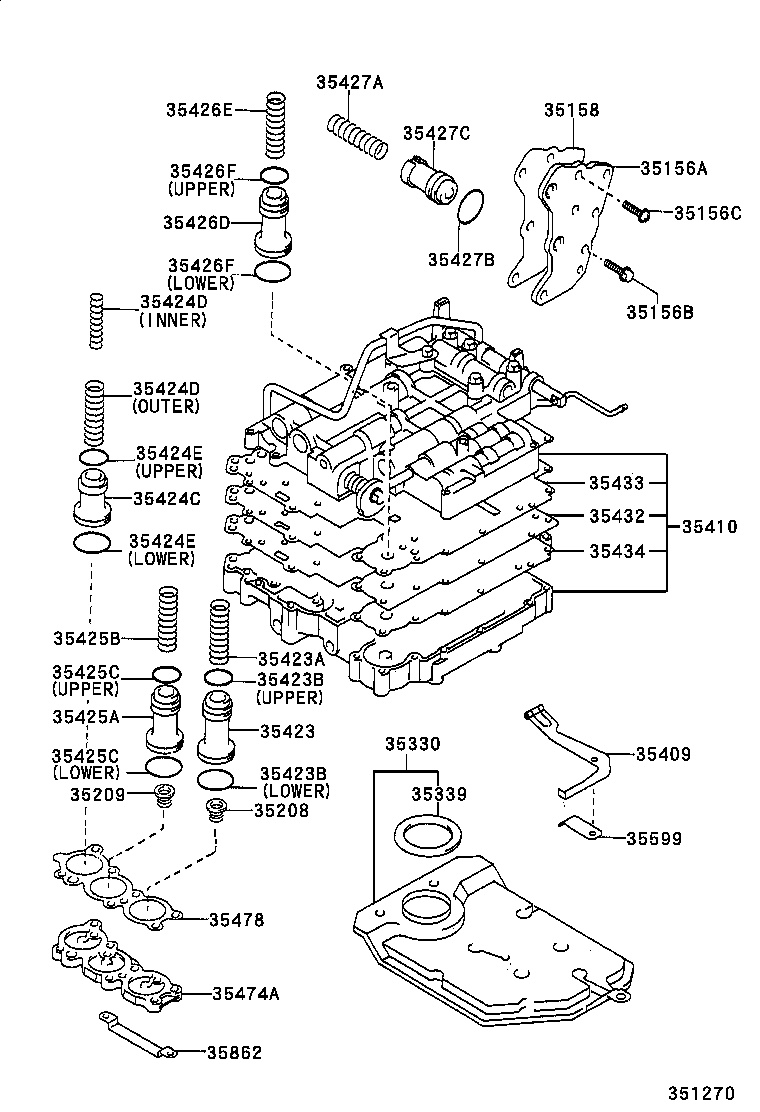  PICNIC |  VALVE BODY OIL STRAINER ATM