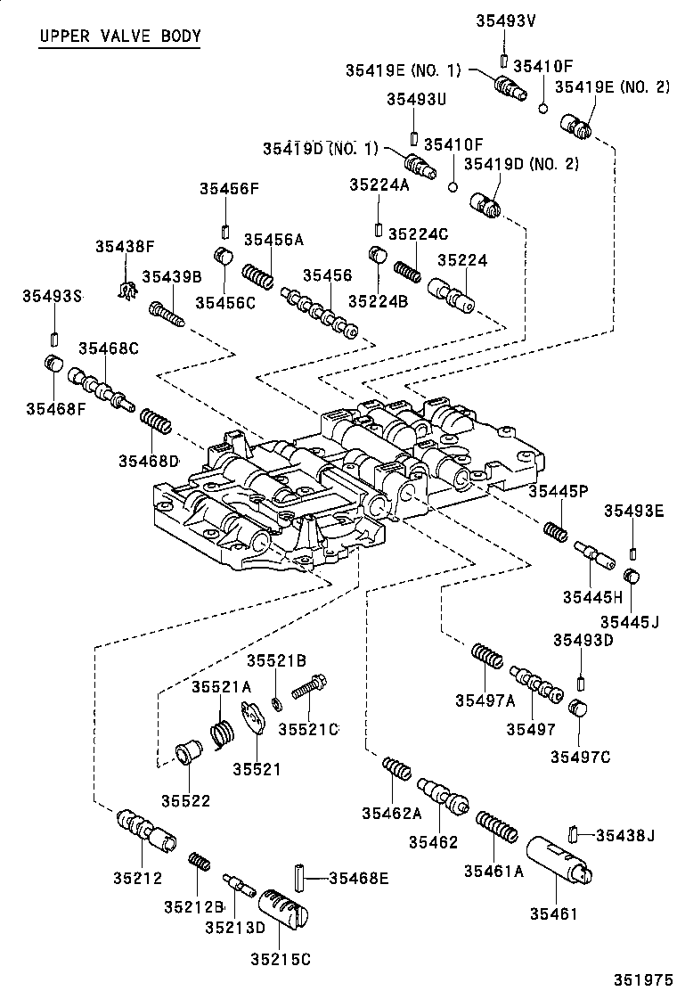  LAND CRUISER 90 |  VALVE BODY OIL STRAINER ATM