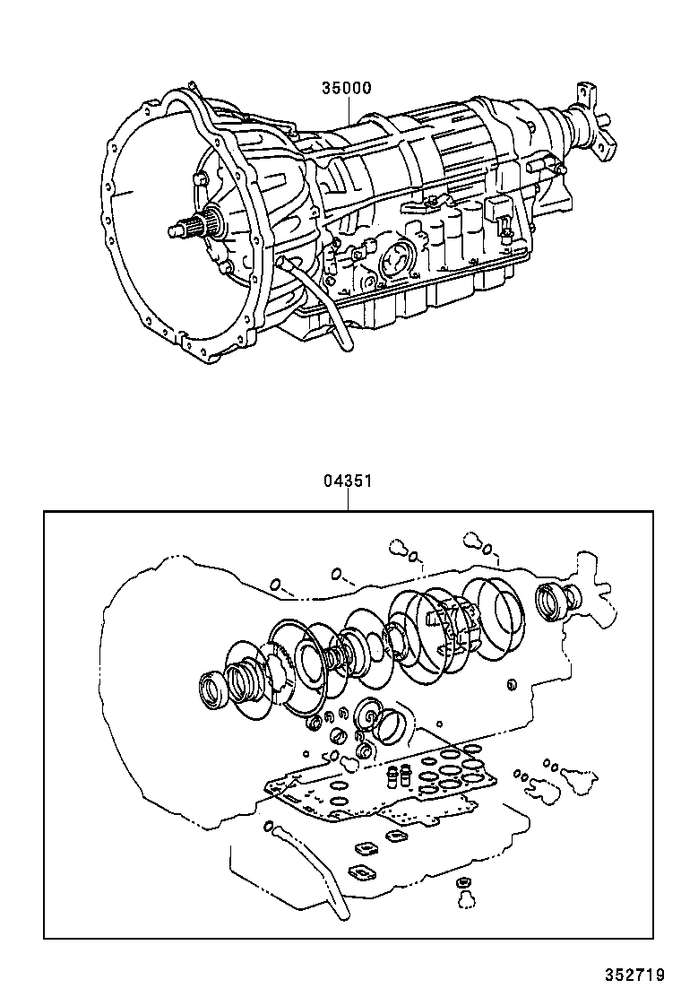  LS430 |  TRANSAXLE OR TRANSMISSION ASSY GASKET KIT ATM