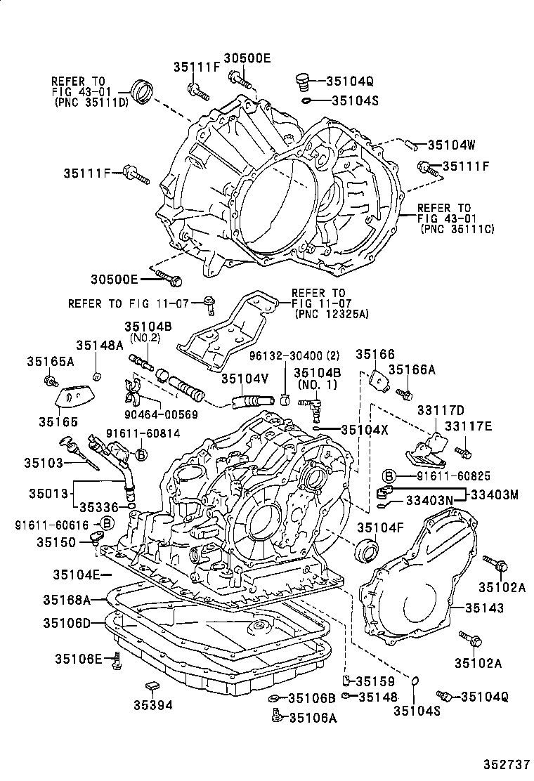  AVENSIS |  TRANSMISSION CASE OIL PAN ATM