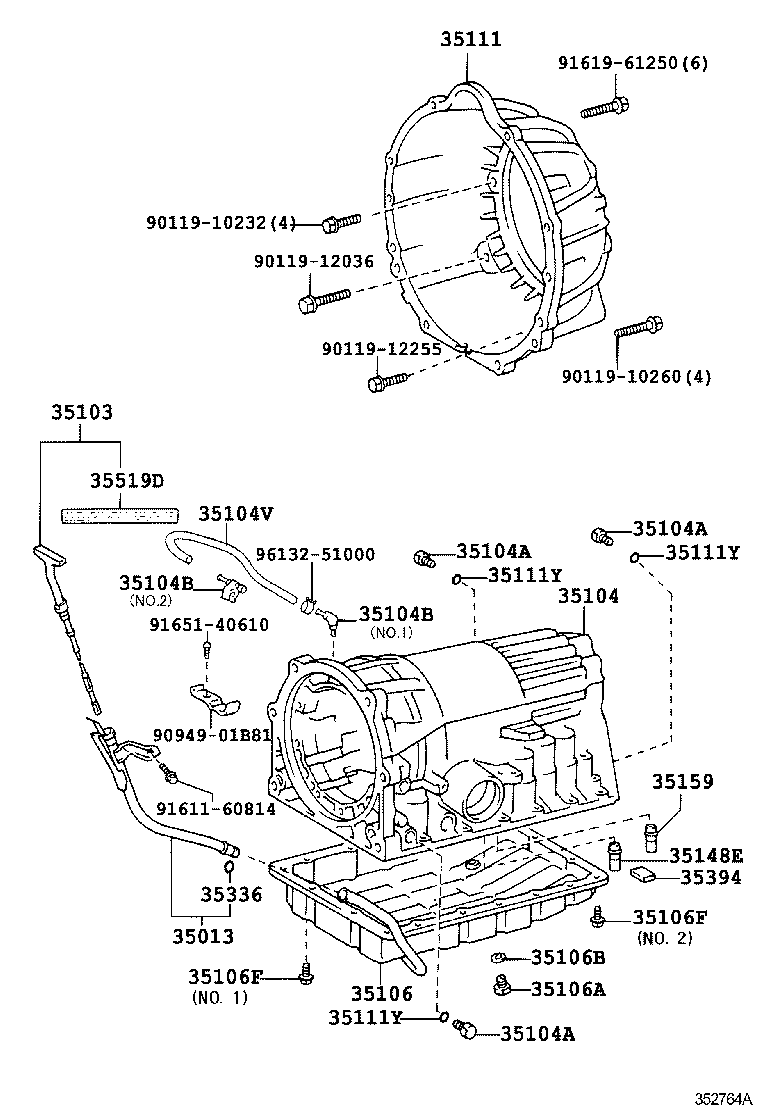  GS300 430 |  TRANSMISSION CASE OIL PAN ATM