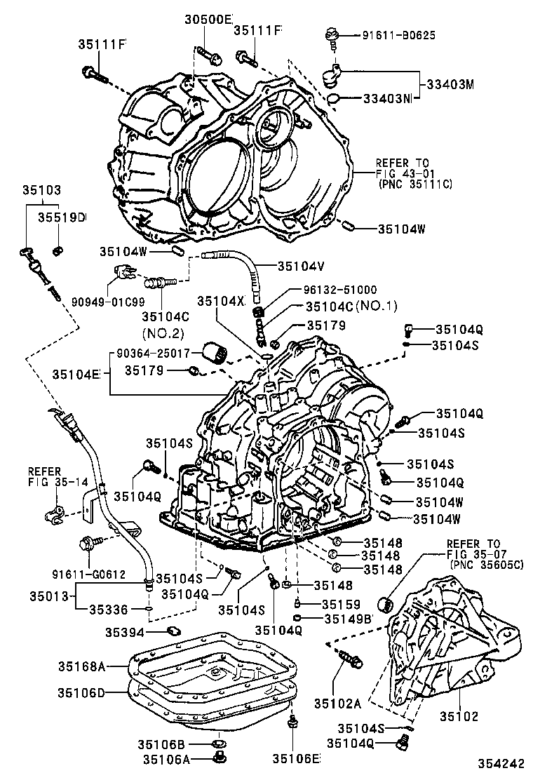  RX300 330 350 |  TRANSMISSION CASE OIL PAN ATM