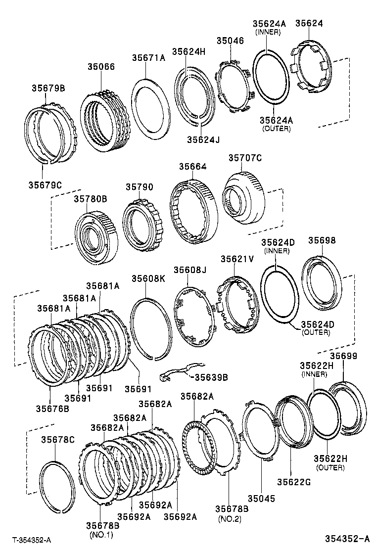  LS430 |  CENTER SUPPORT PLANETARY SUN GEAR ATM