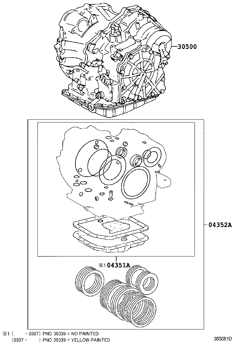  RX300 330 350 |  TRANSAXLE OR TRANSMISSION ASSY GASKET KIT ATM