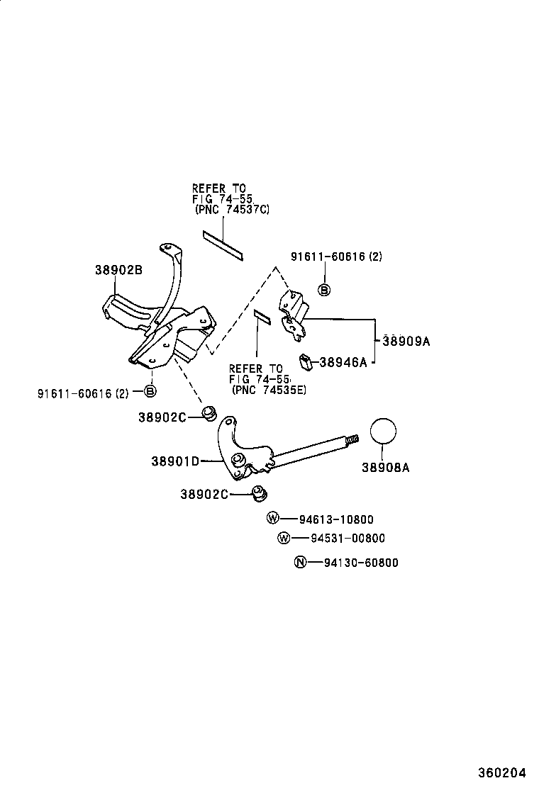  DYNA200 |  POWER TAKE OFF LEVER LINK