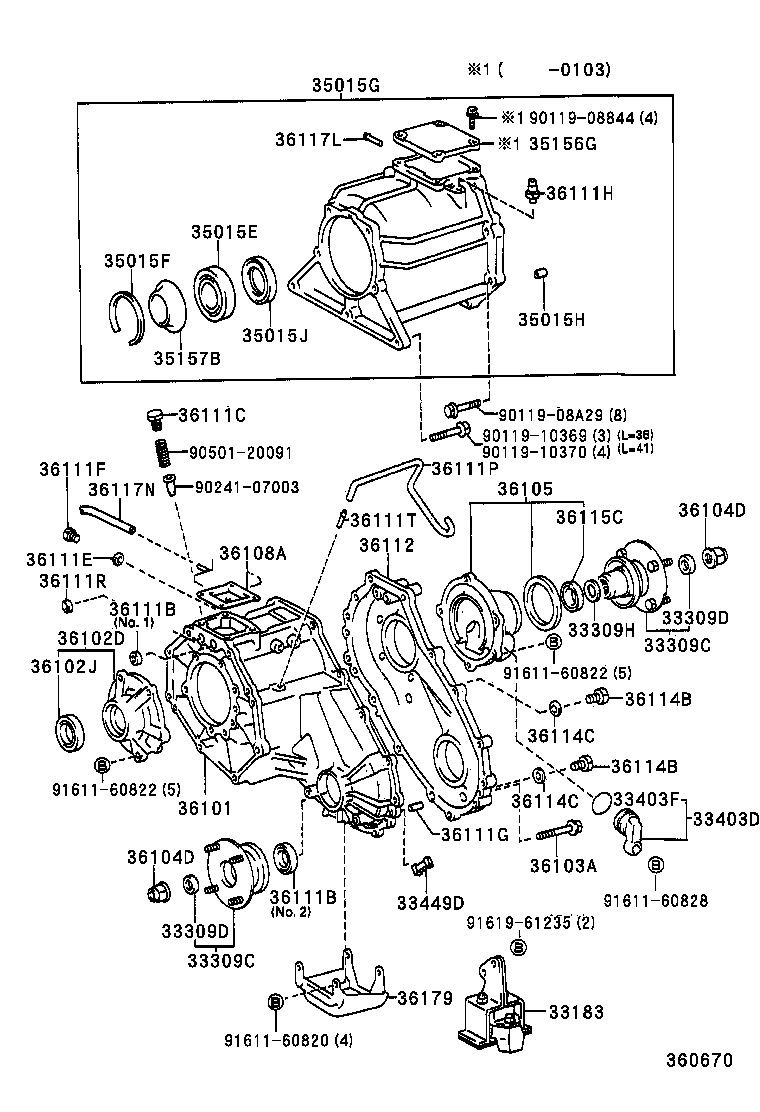 TOYOTA 4RUNNERVZN185L-GKPSKA - POWERTRAIN-CHASSIS - TRANSFER CASE