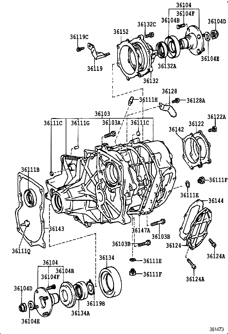  LAND CRUISER 70 |  TRANSFER CASE EXTENSION HOUSING