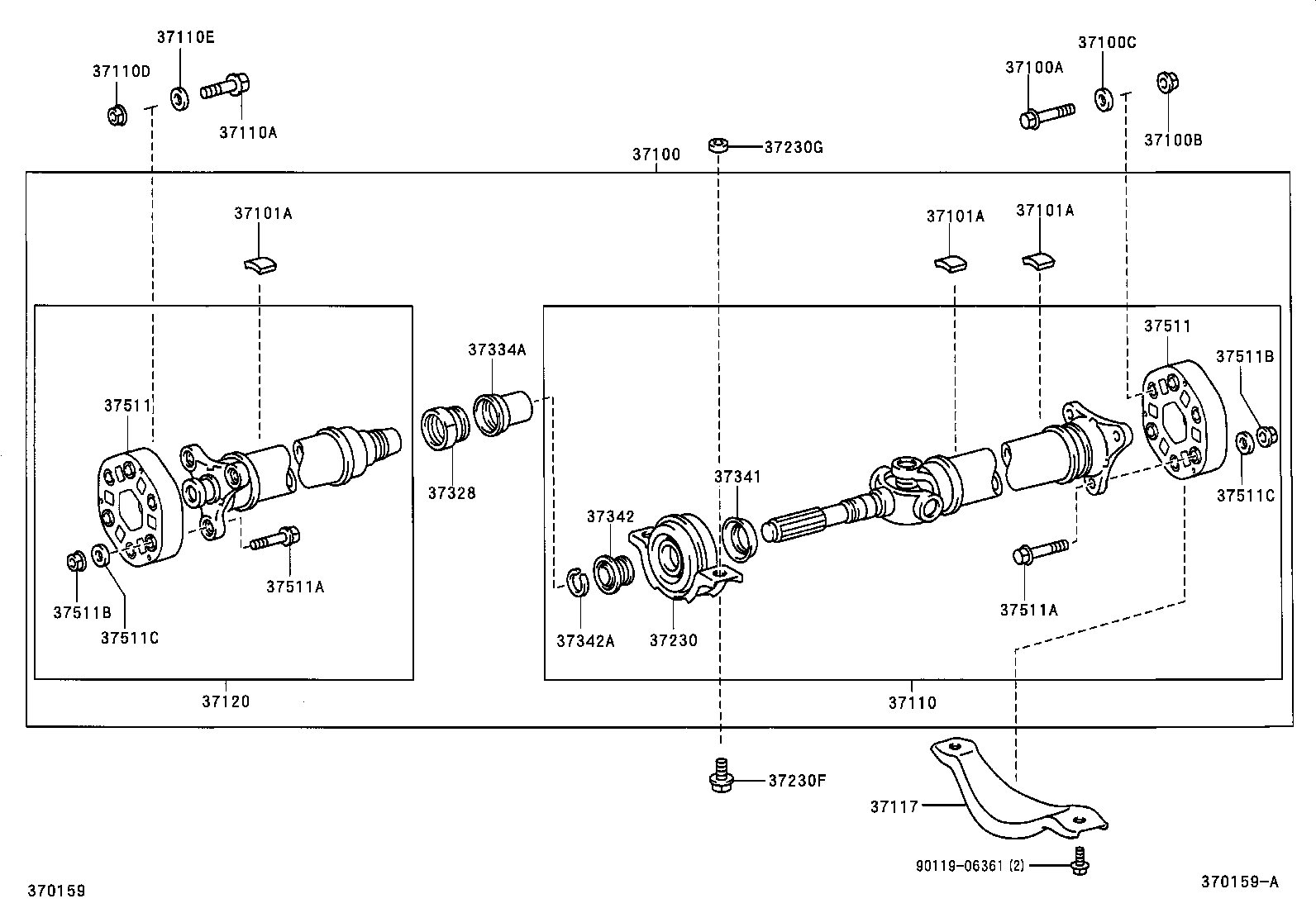  LS430 |  PROPELLER SHAFT UNIVERSAL JOINT