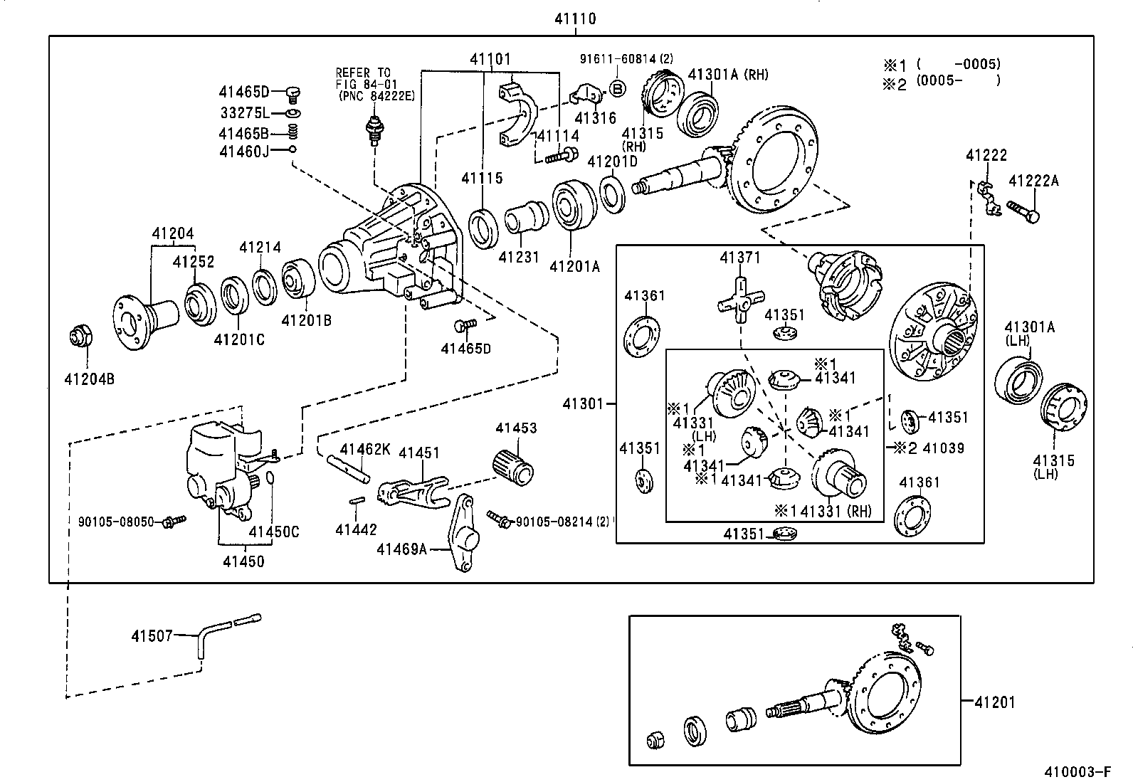  LAND CRUISER 90 |  REAR AXLE HOUSING DIFFERENTIAL