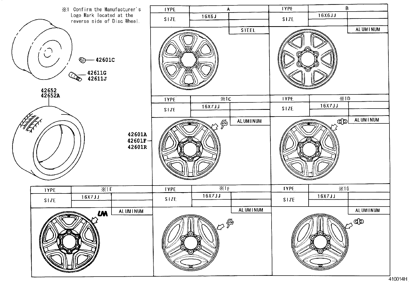  LAND CRUISER 90 |  DISC WHEEL WHEEL CAP