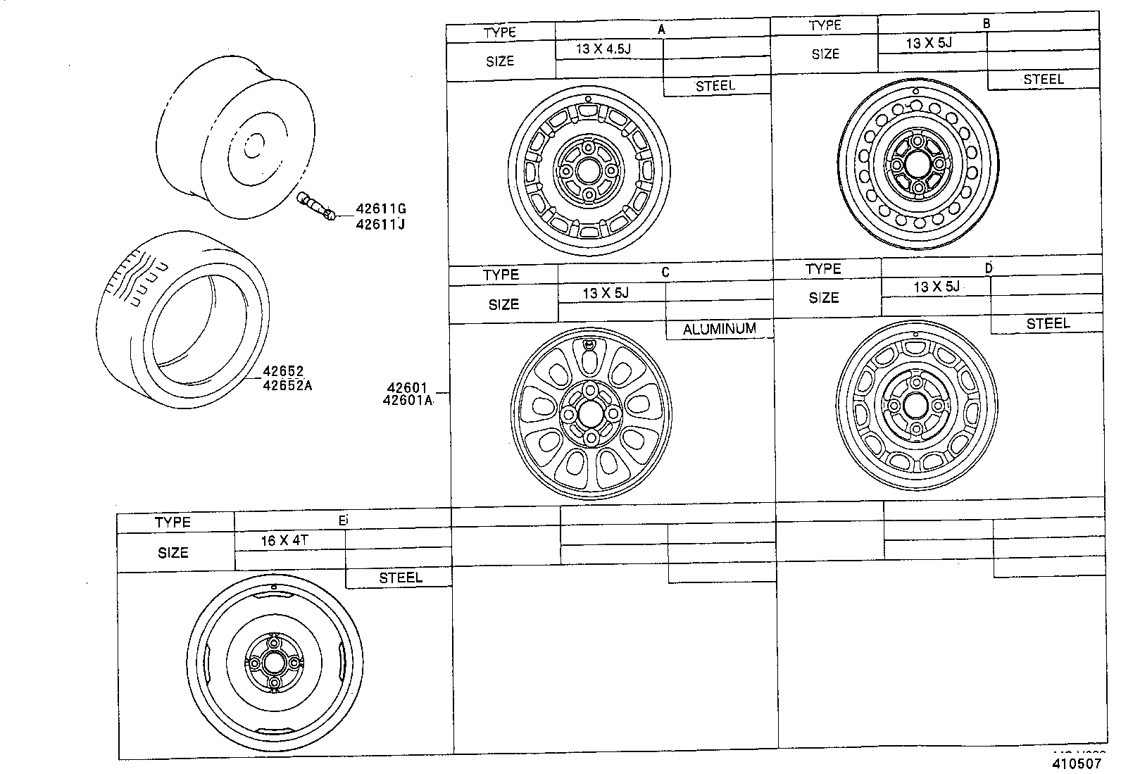  STARLET |  DISC WHEEL WHEEL CAP