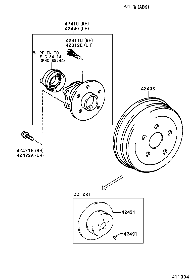  CELICA |  REAR AXLE SHAFT HUB