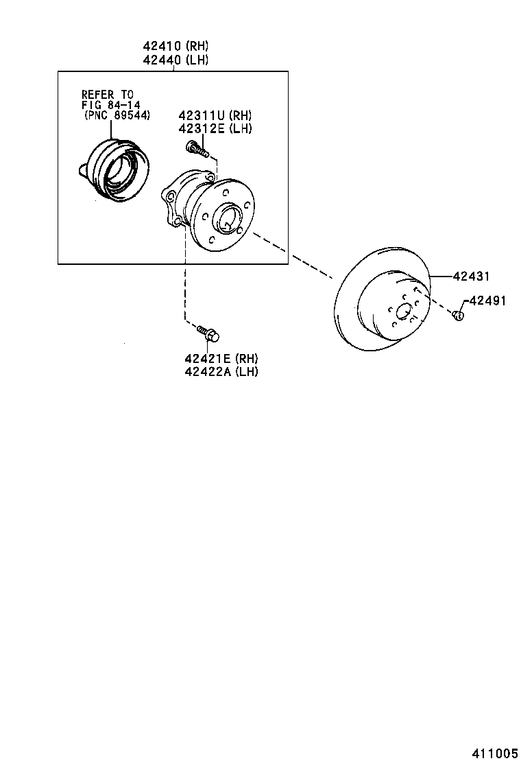  CELICA |  REAR AXLE SHAFT HUB