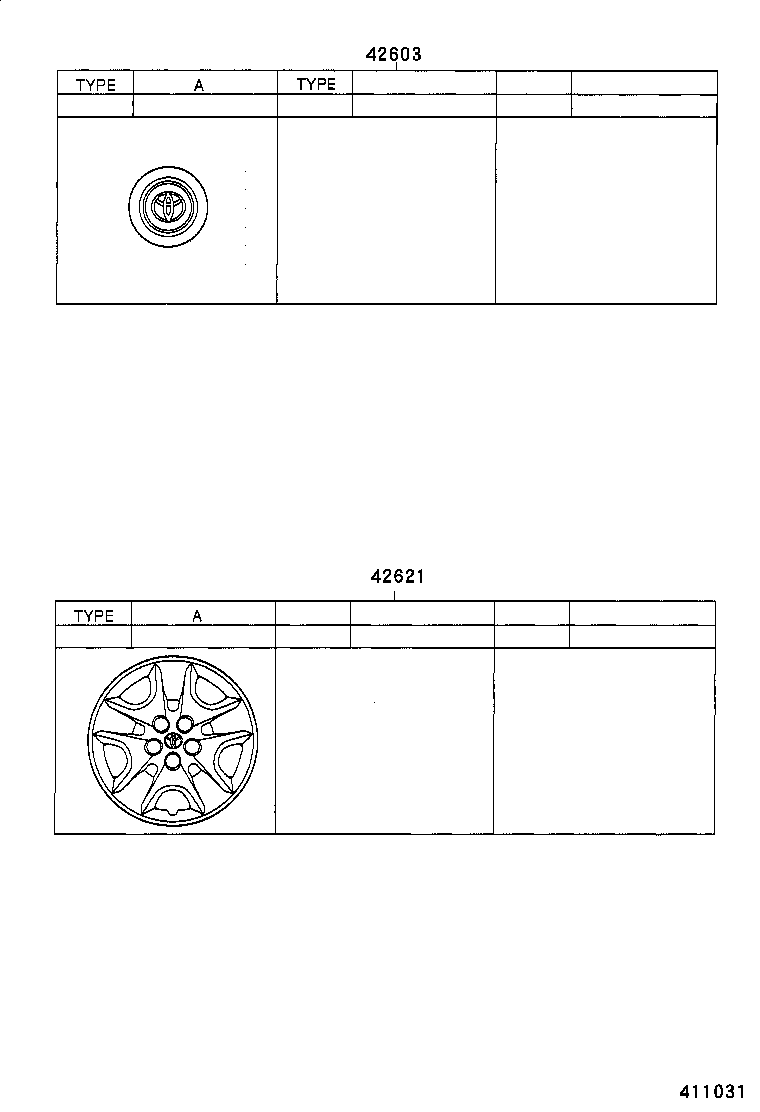  CELICA |  DISC WHEEL WHEEL CAP