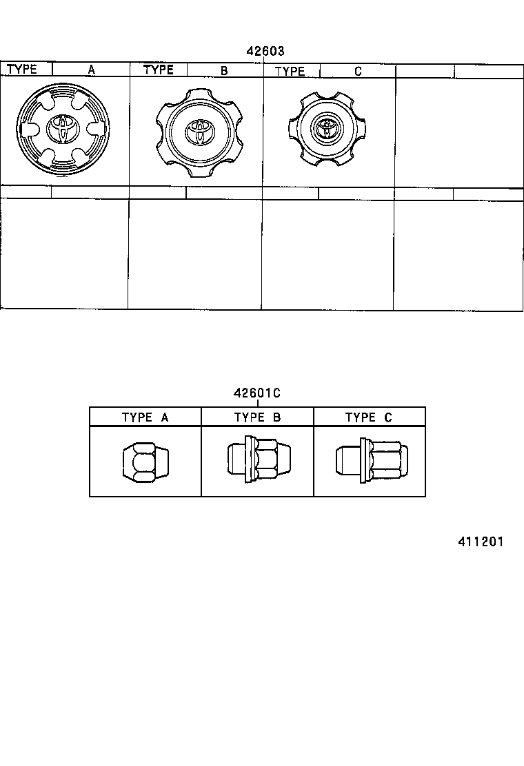  LAND CRUISER 90 |  DISC WHEEL WHEEL CAP