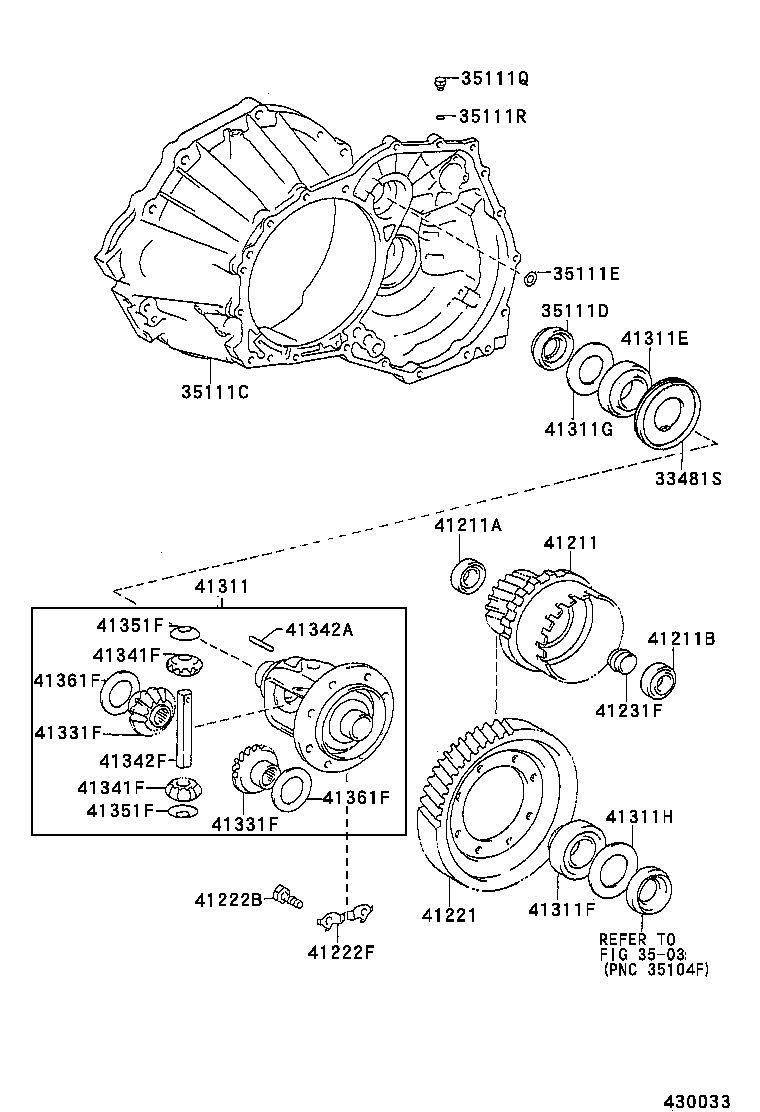  RAV4 |  FRONT AXLE HOUSING DIFFERENTIAL