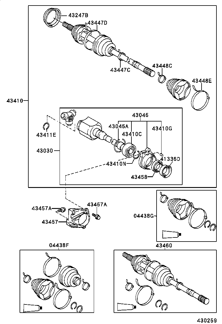  RAV4 |  FRONT DRIVE SHAFT