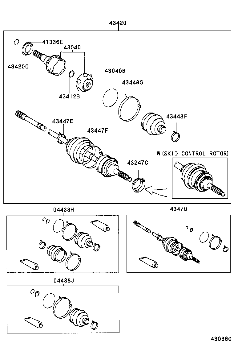  CELICA |  FRONT DRIVE SHAFT