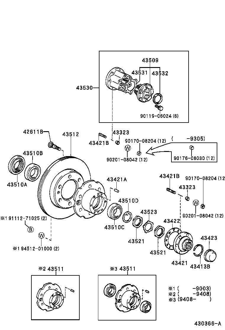  LAND CRUISER 70 |  FRONT AXLE HUB