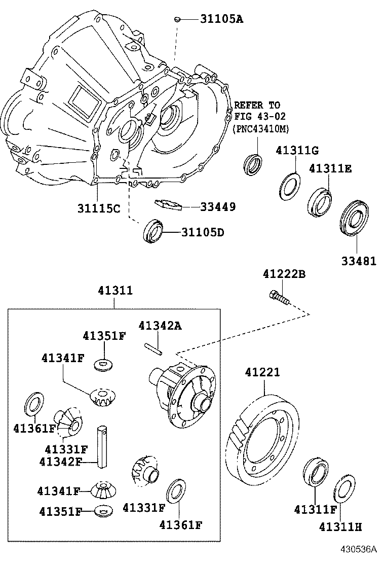  CELICA |  FRONT AXLE HOUSING DIFFERENTIAL