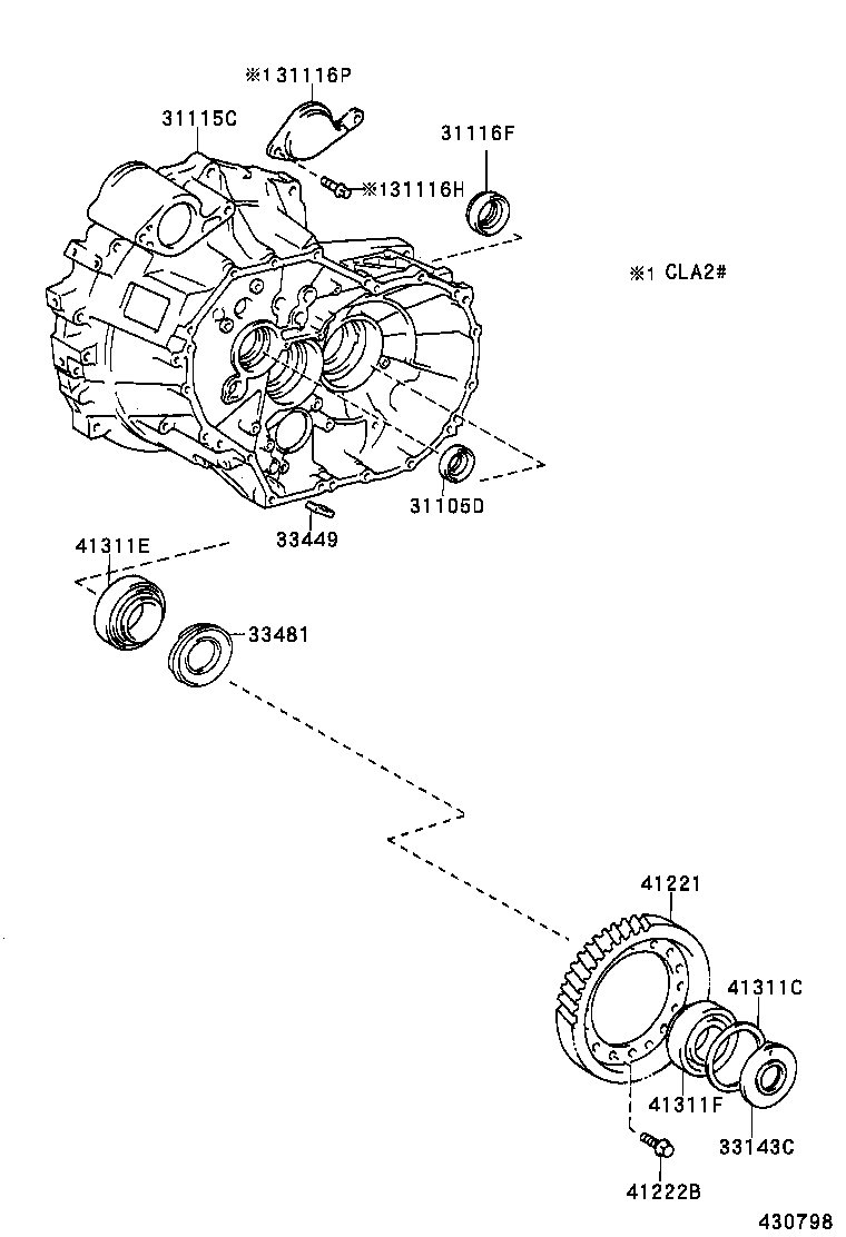  RAV4 |  FRONT AXLE HOUSING DIFFERENTIAL